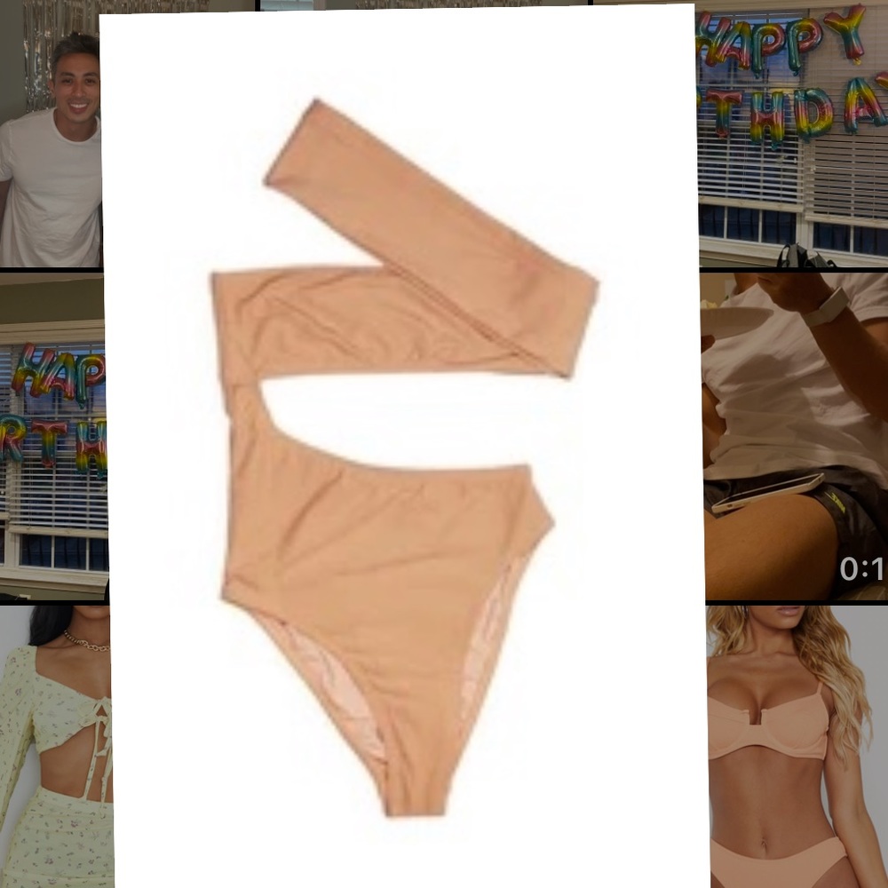 Nude one piece